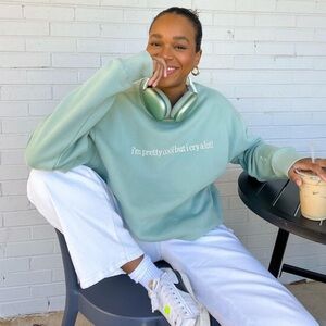 See the Way I See | i'm pretty cool but I cry a lot! crew neck sweatshirt